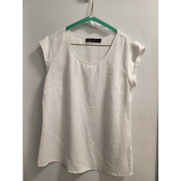 THE LIMITED - SHEER BUSINESS WORK CASUAL WHITE BLOUSE - SIZE SMALL - Picture 1 of 4